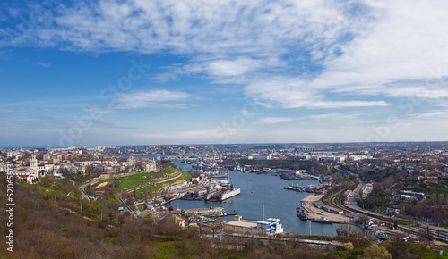 Photo: view of bay in Sevastopol. Crimea. view of bay in Sevastopol. Crimea.