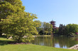 Belgique - Paillon japonais vu des Serres royales de Laeken