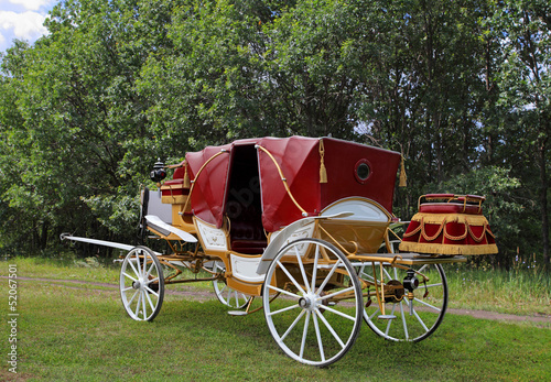 Photo: Old fashioned vintage carriage Old fashioned vintage carriage