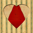 Vintage Heart - Rote Treppe