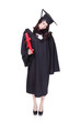 upset girl graduate student