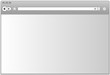 web browser in vector