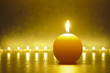 Zen und Meditation mit Kerzen
