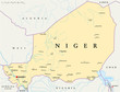 Vektor: Niger Map ( Niger Landkarte ) Niger Map ( Niger Landkarte )