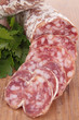 Foto: close up on sausage close up on sausage