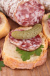 Photo: bread with sausage bread with sausage