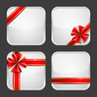 Vector: Set of gift apps icons Set of gift apps icons