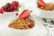 Strawberry Crumble.