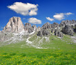 Photo: Dolomite peaks, Rosengarten,Val di Fassa, Italy Alps Dolomite peaks, Rosengarten,Val di Fassa, Italy Alps