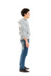 Side View Of A Young Boy