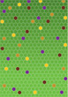 abstract vector background with hexagonal combs