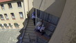 Climbers Washing Windows