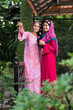 Happy Arabic women