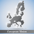 shiny icon in form of European Union