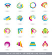 Vector: Set of Abstract Design Elements or Icons. Set of Abstract Design Elements or Icons.