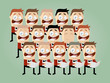 Vektor: chor singen chor singen