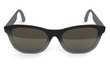 Black sunglasses isolated on white