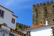 The medieval town of Obidos at Portugal