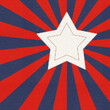 stylized American flag