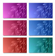 Vector: Set of abstract vector background with arrow Set of abstract vector background with arrow