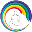 Yoga - Lotussitz - Chakra - Logo