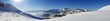 panoramique montagne neige mont charvin poudreuse