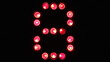 LED Light display counter