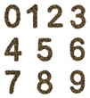 The numbers from green tea with herbs