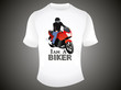 Vektor: abstract i am a biker tshirt template abstract i am a biker tshirt template