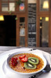 Foto: crème brûlée in französischem bistro crème brûlée in französischem bistro