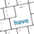have word on computer pc keyboard key