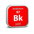 Berkelium material sign