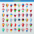 European flags