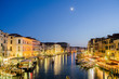 VENICE, ITALY - JUNE 30: View from Rialto bridge on June 30, 201
