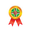 Dominica medal flag