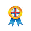 Faroe Islands medal flag