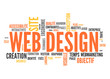 web design (tag cloud français)