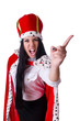 Queen businesswoman in business concept
