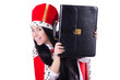 Queen businesswoman in business concept