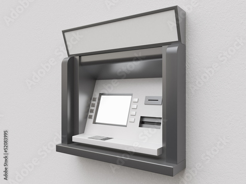 Illustration: bankomat bankomat