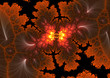 Abstract fractal background