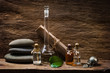 Vials with essential oils