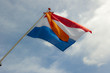 Duch flag with orange ribbon