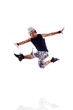 Dancer isolated on the white background