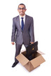 Photo: Thinking out of box concept Thinking out of box concept