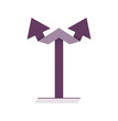 dark double arrow