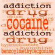 concept cocaine background