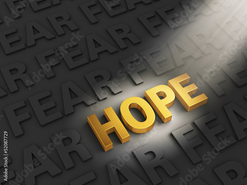 Illustration: Hope Outshines Fear Hope Outshines Fear