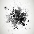 Vector: Vector Illustration of an Abstract Background with Music notes Vector Illustration of an Abstract Background with Music notes