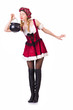German girl in traditional festival clothing